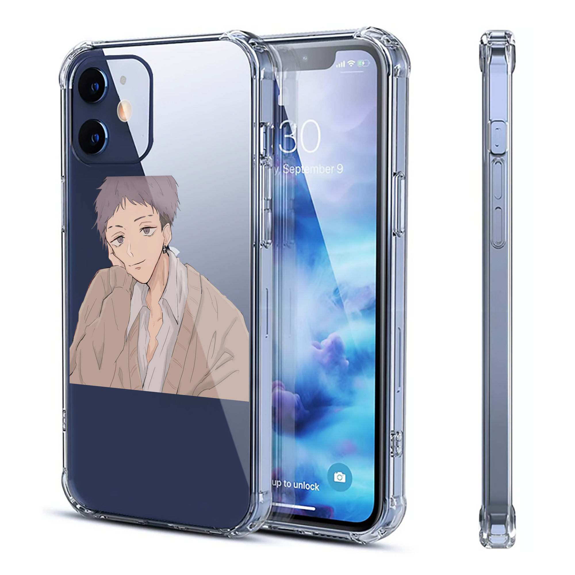 （画像用） 東京リベンジャーズ Tokyo Revengers 【iPhone 12シリーズ対応】透明スマホケース（クリアソフトケース）